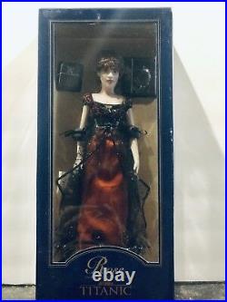 Franklin Mint Rose Vinyl Portrait Doll Titanic Movie Red Jump Dress New In Box