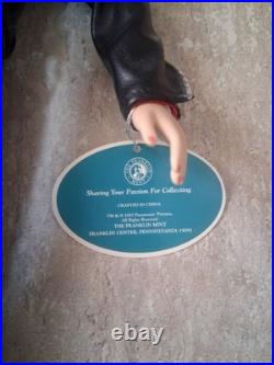 Franklin Mint SANDY GREASE 16 Vinyl dressed DOLL withWig Jacket