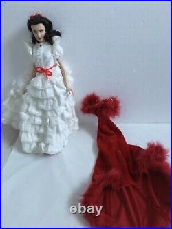 Franklin Mint SCARLETT 16 Vinyl dressed DOLL + RED Shame DRESS ONLY