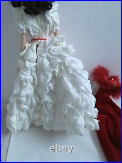 Franklin Mint SCARLETT 16 Vinyl dressed DOLL + RED Shame DRESS ONLY