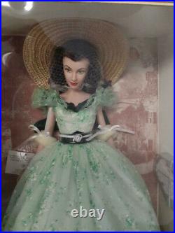 Franklin Mint Scarlett BBQ Green Dress Vinyl Doll 16 Mint