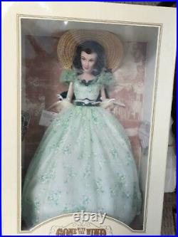 Franklin Mint Scarlett BBQ Green Dress Vinyl Doll 16 Mint