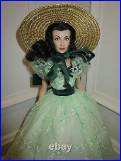 Franklin Mint Scarlett O'Hara Doll Gone with The Wind BBQ Dress Loose Display