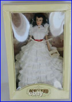 Franklin Mint Scarlett O'Hara Love of Tara White Dress GWTW 16 Vinyl Doll MIB