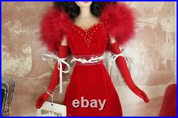 Franklin Mint Scarlett O'Hara Red Velvet Dress GWTW Shame 16 Vinyl Doll MIB