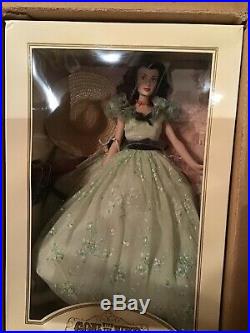 Franklin Mint Scarlett O'Hara Vinyl Doll + 12 Outfits display case wardrobe case