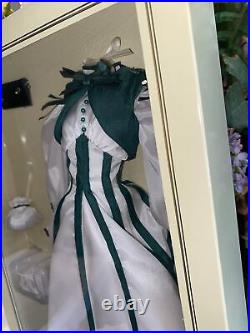 Franklin Mint Scarlett Rhett's Promise Green And White Gown Mint COA Gwtw Doll