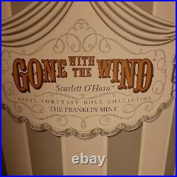 Franklin Mint Scarlett Vinyl Doll Wardrobe Trunk GONE WITH THE WIND