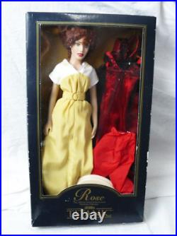 Franklin Mint TITANIC ROSE Vinyl Portrait Doll 16 Strolling & Jump Dress GUC