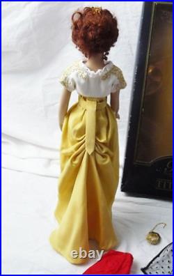 Franklin Mint TITANIC ROSE Vinyl Portrait Doll 16 Strolling & Jump Dress GUC