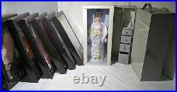Franklin Mint The Jackie Kennedy Doll withTravel Trunk (6) Outfits COA NRFB LOT