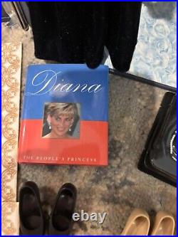 Franklin Mint The People's Princess Diana Doll, Trunk, Outfits, Accessories More