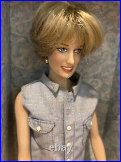 Franklin Mint The People's Princess Diana Doll, Trunk, Outfits, Accessories More