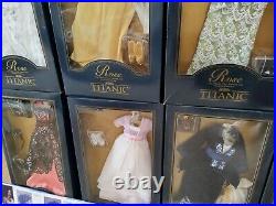 Franklin Mint Titanic Rose Collection 12 Outfits Nrfb