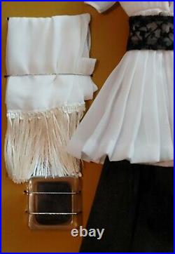 Franklin Mint Titanic Rose Vinyl Doll Black And White Gown Ensemble