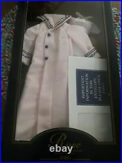 Franklin Mint Titanic Rose Vinyl Doll Lilac Dress And Pink Coat Ensemble New