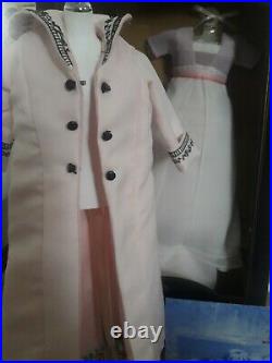 Franklin Mint Titanic Rose Vinyl Doll Lilac Dress And Pink Coat Ensemble New