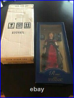 Franklin Mint Titanic Rose Vinyl Portrait Doll 16 Mint