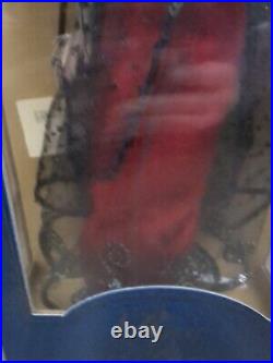 Franklin Mint Titanic Rose Vinyl Portrait Doll Red And Black Ensemble 16 NIB