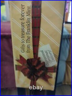 Franklin Mint Titanic Rose Vinyl Portrait Doll Red And Black Ensemble 16 NIB