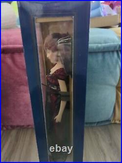 Franklin Mint Titanic Rose Vinyl Portrait Doll Red And Black Ensemble 16 NIB