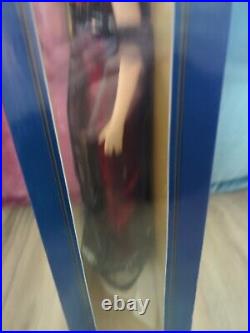 Franklin Mint Titanic Rose Vinyl Portrait Doll Red And Black Ensemble 16 NIB