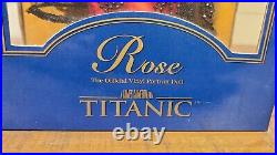 Franklin Mint Titanic Rose Vinyl Portrait Doll Red And Black Ensemble 16 New