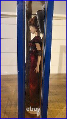 Franklin Mint Titanic Rose Vinyl Portrait Doll Red And Black Ensemble 16 New