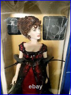 Franklin Mint Titanic Rose Vinyl Portrait Doll Red & Black New