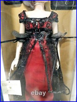 Franklin Mint Titanic Rose Vinyl Portrait Doll Red & Black New