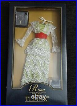 Franklin Mint Titanic Rose Vinyl Portrait Doll The Tea Dress Ensemble