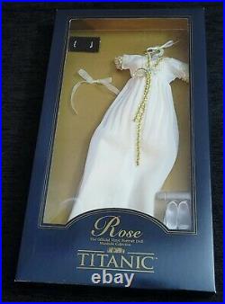 Franklin Mint Titanic Rose Vinyl Portrait Doll The Yellow & Cream Lace Ensemble