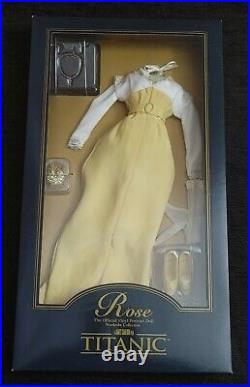 Franklin Mint Titanic Rose Vinyl Portrait Doll The Yellow Strolling Ensemble