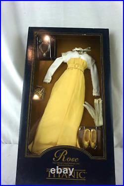 Franklin Mint Titanic Rose Vinyl Portrait Doll The Yellow Strolling Ensemble New