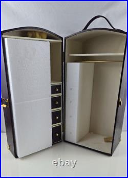 Franklin Mint Vinyl Gibson Girl Wardrobe Trunk For Doll Clothing And Accessories