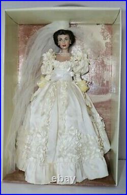 Franklin Mint Vinyl Portrait Doll Gone With The Wind Scarlett O'Hara Bride Doll
