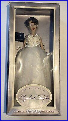 Franklin mint Elizabeth Taylor 16 inch vinyl portrait doll Damaged Box