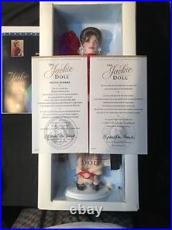 Franklin mint The Jackie Doll with Box & COA Kennedy Red Dress. Jackie O