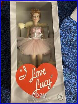 Franklin mint i love lucy vinyl doll ballerina NIB with COA