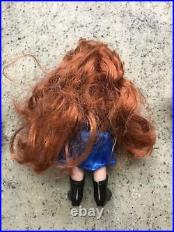 Frozen Petite Princess Dolls Elsa, Anna, Kristoff, Sven HTF 6 Lot Disney Nice
