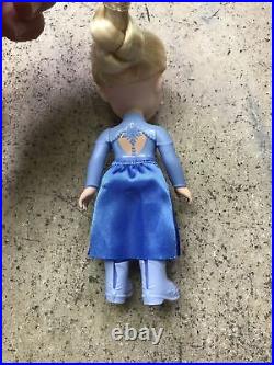 Frozen Petite Princess Dolls Elsa, Anna, Kristoff, Sven HTF 6 Lot Disney Nice