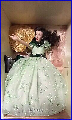 GONE WITH THE WIND SCARLETT VINYL DOLL & 4 DRESSES by FRANKLIN MINT