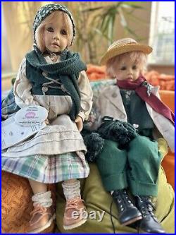 GÖTZ Doll Twins SVEN & SVENJA by JOKE GROBBEN Ltd Ed 750 New With Tags COA