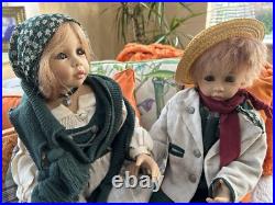 GÖTZ Doll Twins SVEN & SVENJA by JOKE GROBBEN Ltd Ed 750 New With Tags COA
