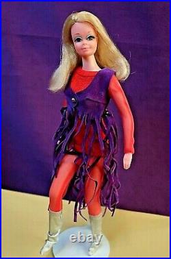 GROOVY Vintage Barbie 3 MOD TNT LIVE ACTION Barbie Ken P. J. LOT OF HIPPIE NM BIN