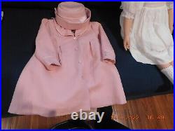 Gadco 35 Inch Jackie Kennedy Hard Vinyl Doll Plus Pink Coat/Pink Hat Displayed