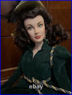 Gone With The Wind Franklin Mint Scarlett Vinyl Doll Drapery Dress Complete