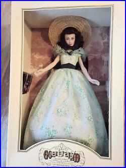 Gone With the Wind Scarlett O'Hara 16 Vinyl Portrait Doll Franklin Mint withBox