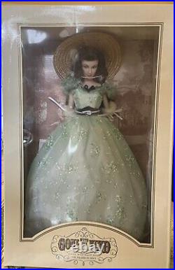 Gone with the Wind Scarlett O'Hara Doll w extra dress wardrobe set Franklin Mint