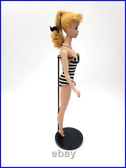Gorgeous Vintage Blonde Ponytail Barbie #4 with Stand-Clothes-Case-Accessories